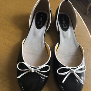 Exquily Patten Leather Shoes